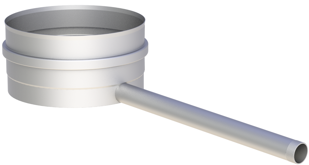 Kondensatschale mit Ablauf 250 mm und 1/2'' Nippel Ø 600 mm