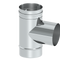 T-Anschluss 87° mit Wassernase Abgang l= 108 mm