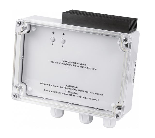 Homematic Funk-Dimmaktor 2-fach, Aufputz | eQ-3 | HM-LC-Dim2L-SM