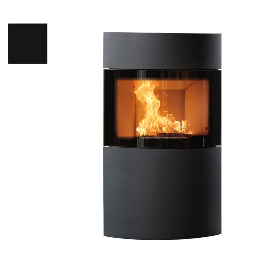 Austroflamm | FYNN XTRA KERAMIKFRONT OBEN | schwarz