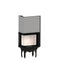 Warmluft Kamineinsatz Flamen Gama, Eckglas,Links 6,5kW