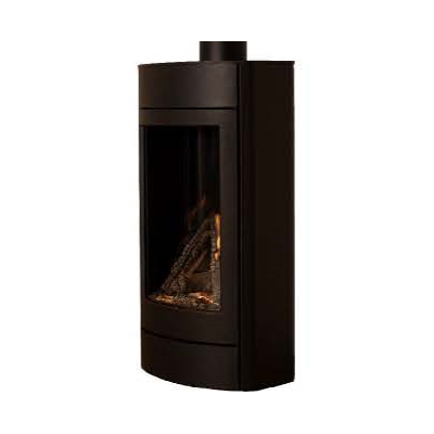 Gaskamin Tali VLAK mit Stahlverkleidung | klimaworld.com, Erdgas LL