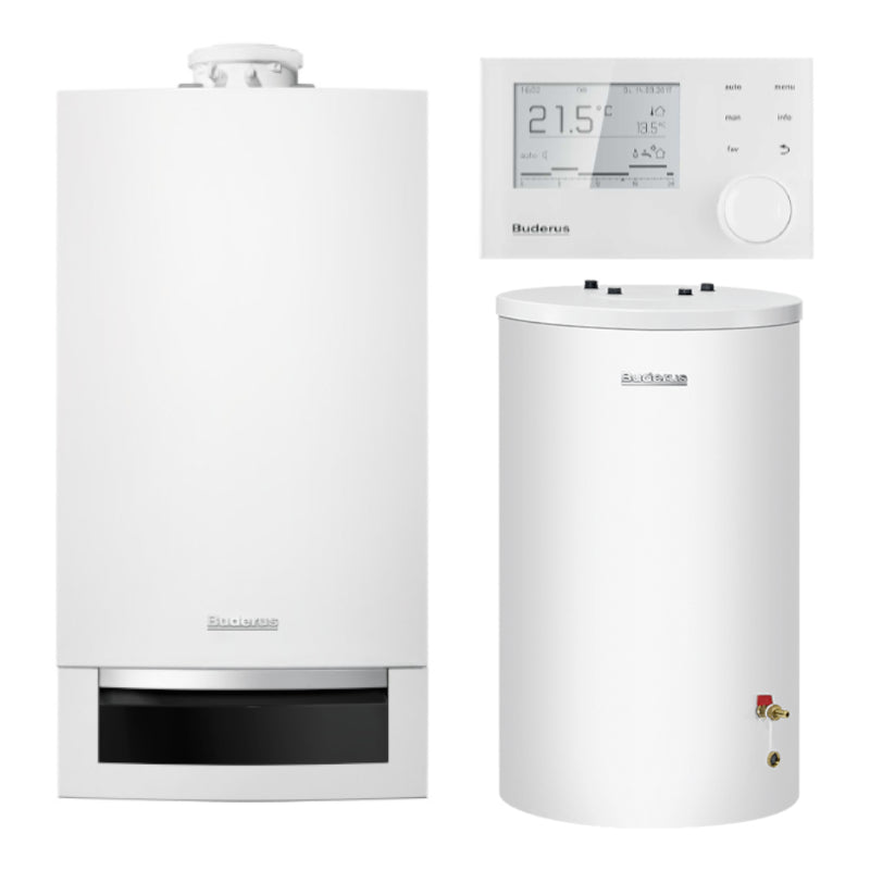 BUDERUS | Gas-Brennwertgerät-Set | Logaplus W22A | GB172-24 H | 24 kW-alt