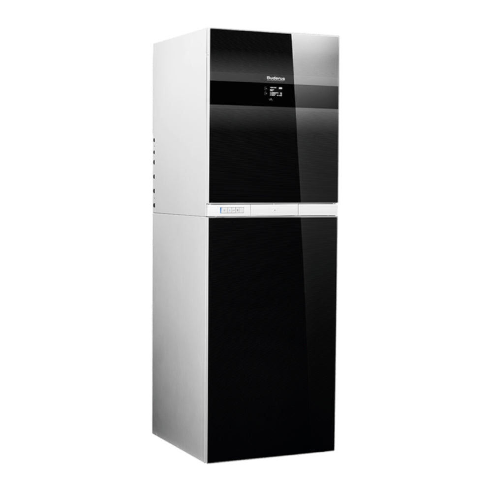 BUDERUS | Gas-Brennwert-Hybridsystem | GBH192-15iT150S schwarz | 15 kW