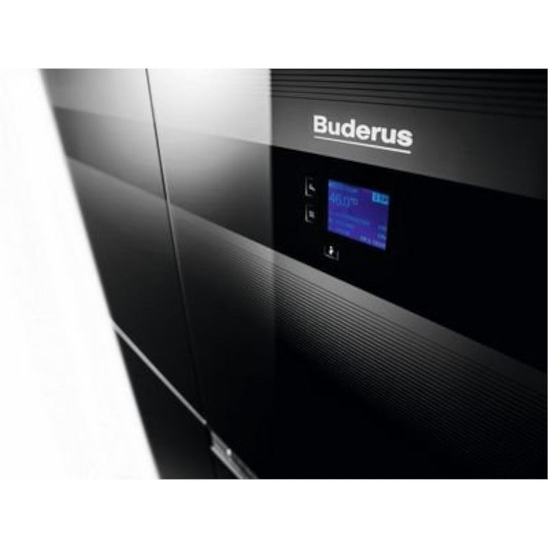 BUDERUS | Gas-Brennwert-Hybridsystem | GBH192-25iT150S schwarz | 25 kW