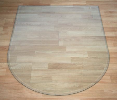 Rundbogen F01 Funkenschutzplatte Glasbodenplatte aus Sicherheitsglas