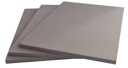 3x Vermiculite Brandschutzplatten 400x300x30mm Schamotte Ersatz