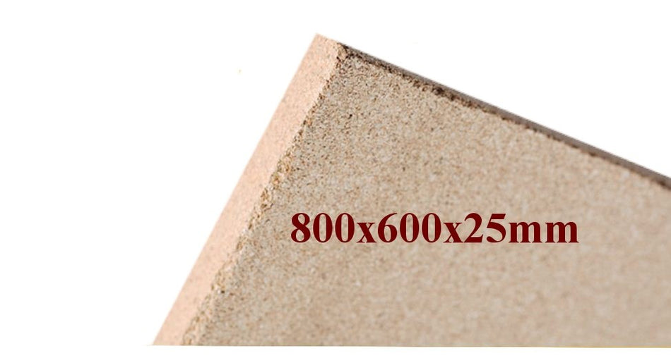 Vermiculite Brandschutzplatte | 800x600x25mm ➔ Klimaworld.com