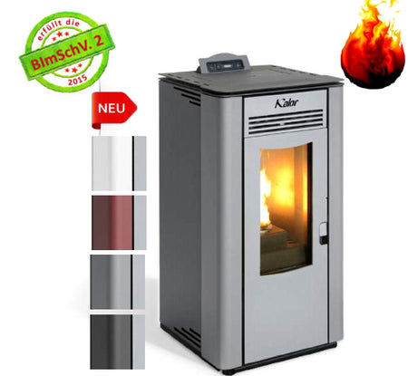 KALOR Pelletkaminofen Perfecta Majolica Lidia 16 mit 15 kW