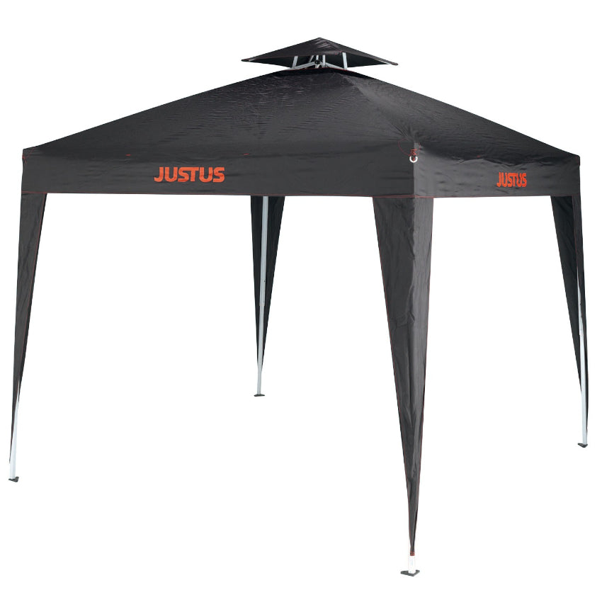 JUSTUS faltbarer Grillpavillon mit Entlüftung für Gas- und Holzkohlegrill | Klimaworld.com