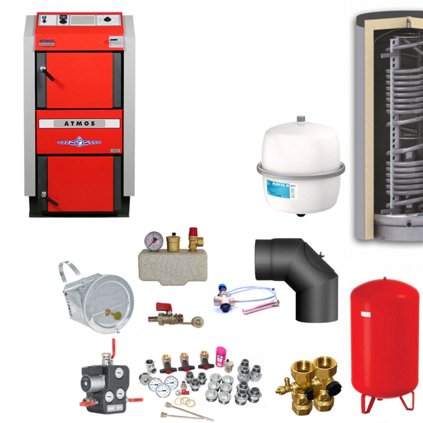 ATMOS GS20 Scheitholzvergaser Komplettset 4 | klimaworld.com