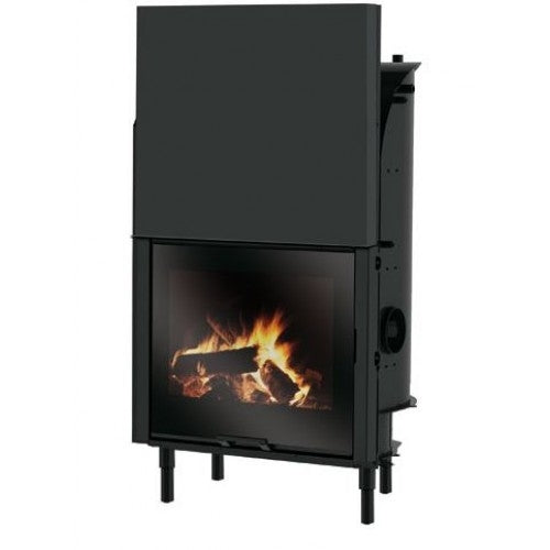 Kamineinsatz H2 Oceano 28 mit 27,8 kW Edilkamin Set 1