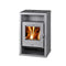 Thorma | Kaminofen | HÖRBY | grau | 7 kW