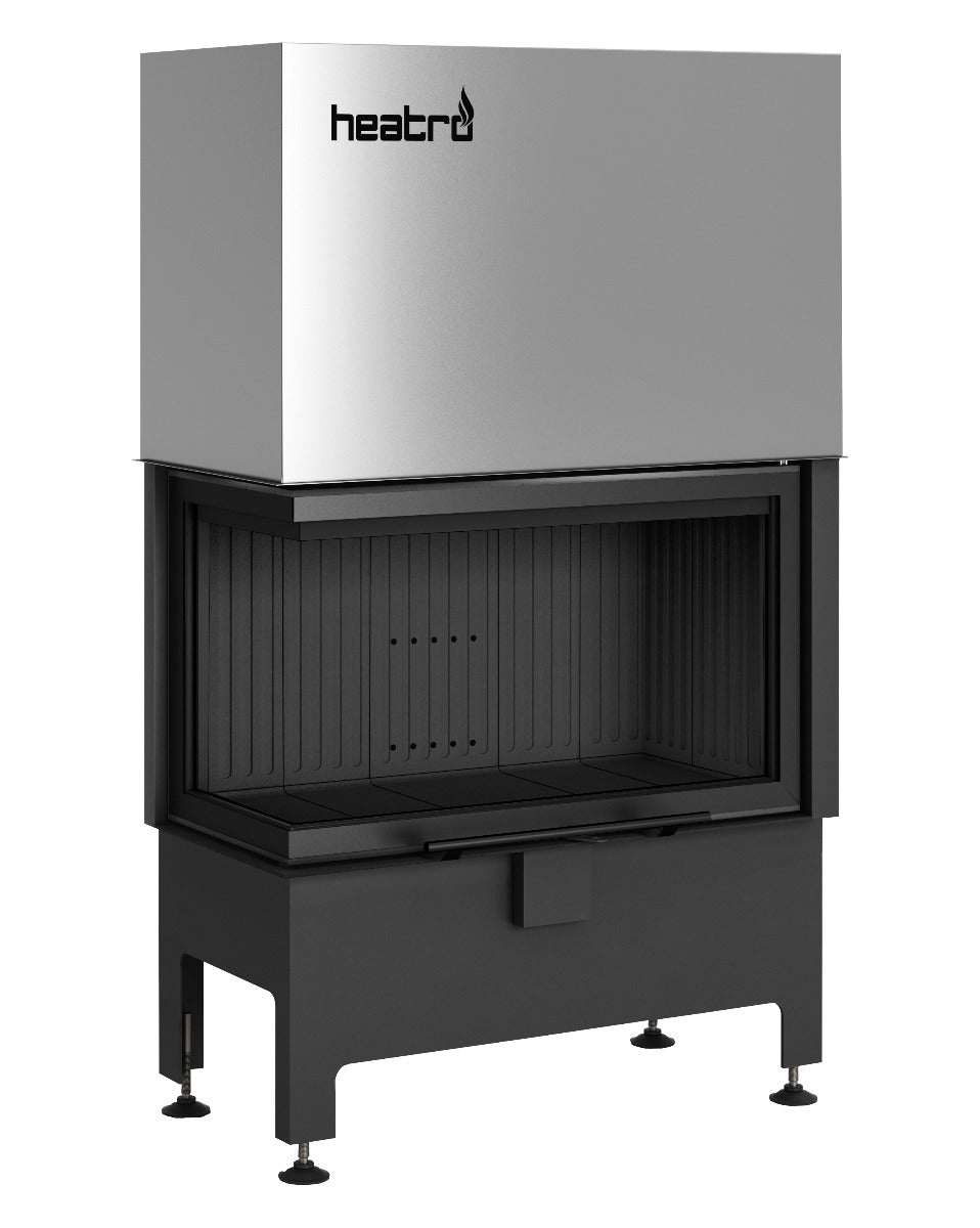 Heatro 69LH Black| Panoramascheibe mit Seitenverglasung links