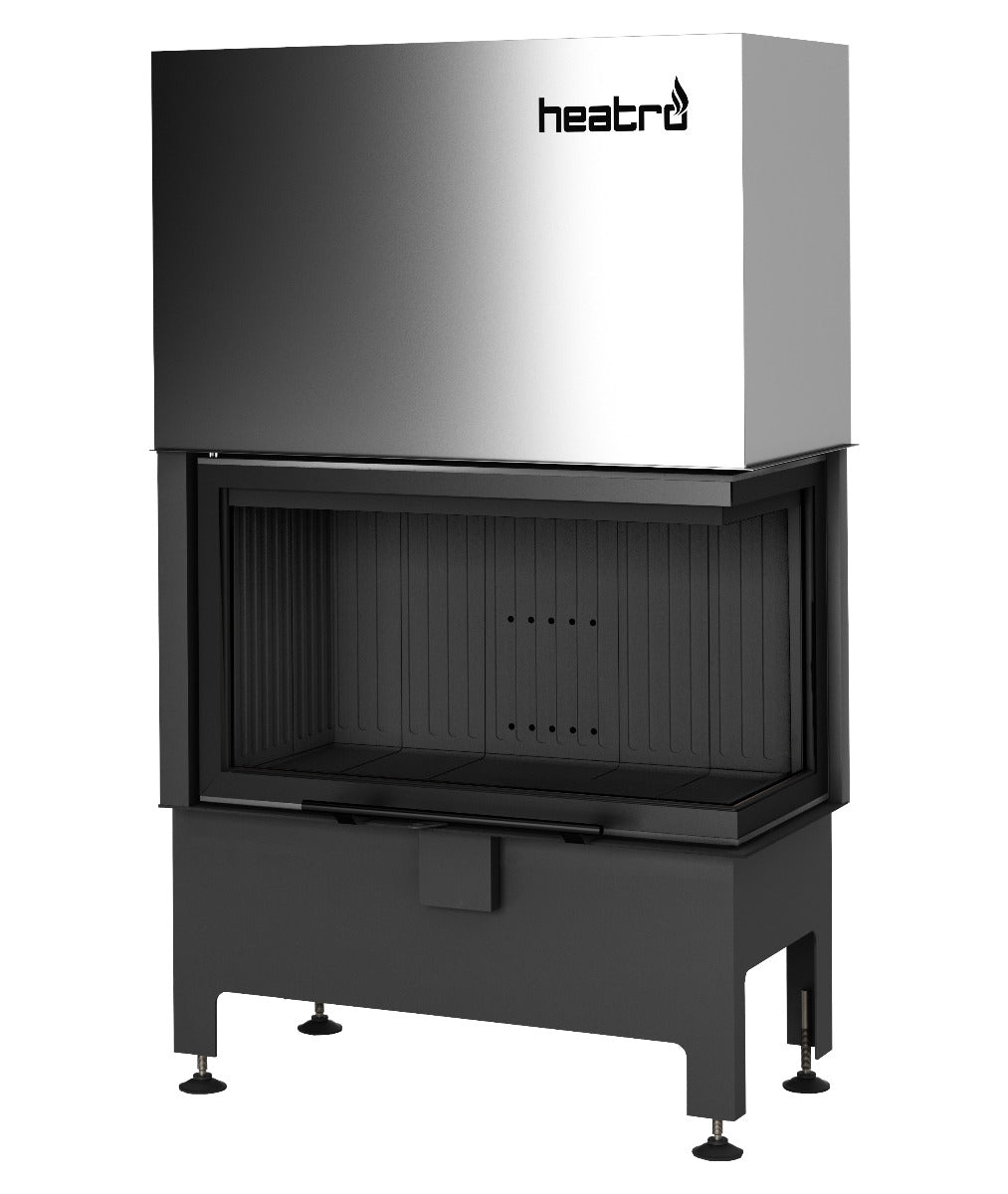 Heatro 69PH Black| Panoramascheibe mit Seitenverglasung rechts