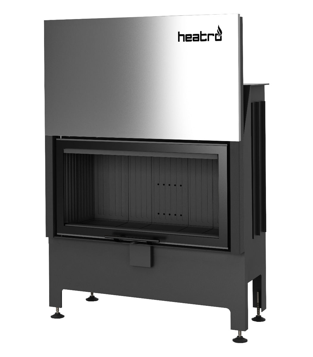 Heatro 81H Black| Panoramascheibe| 12 kW