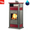 Wasserkaminofen Warm CS Bordeaux 15kW Edilkamin Warmhaltefach