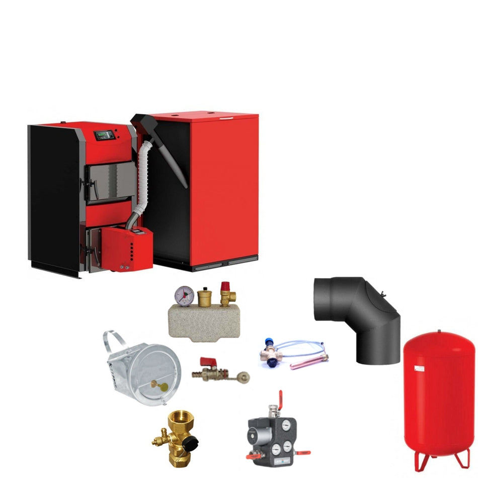 Kombikessel HKK Active - Bioflux 31kW | Komplettset 1