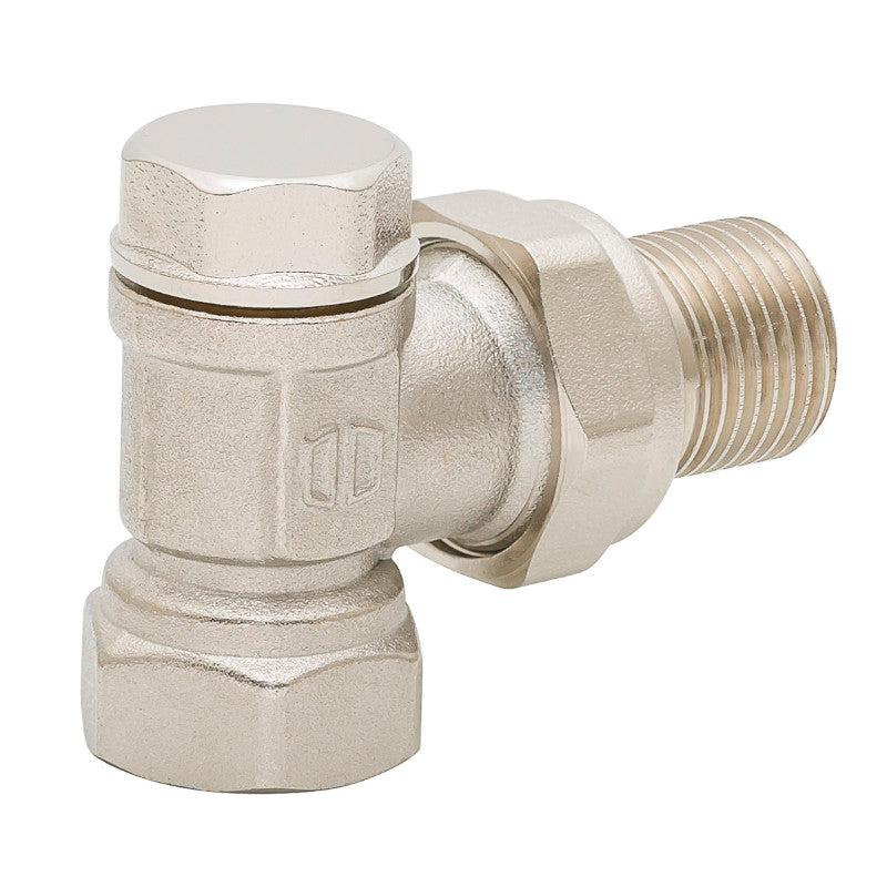 HM Heizkoerper | Ruecklaufverschraubung Eckform | DN 15 | 1/2'' | www.klimaworld.com