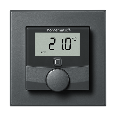 Homematic IP Wandthermostat Schaltausgang 230 V anthrazit | Front | HmIP-BWTH-A