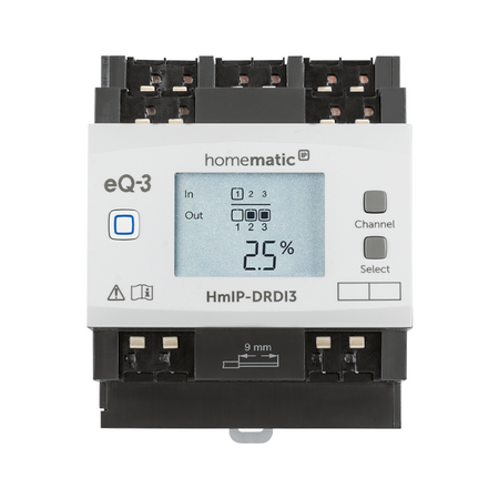 Homematic IP Dimmaktor - 3-fach - Hutschienenmontage | eQ-3 | HmIP-DRDI3