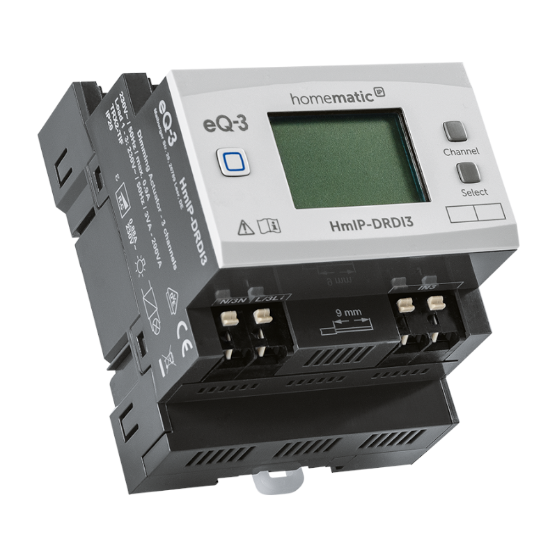 Homematic IP Dimmaktor - 3-fach - Hutschienenmontage | eQ-3 | HmIP-DRDI3