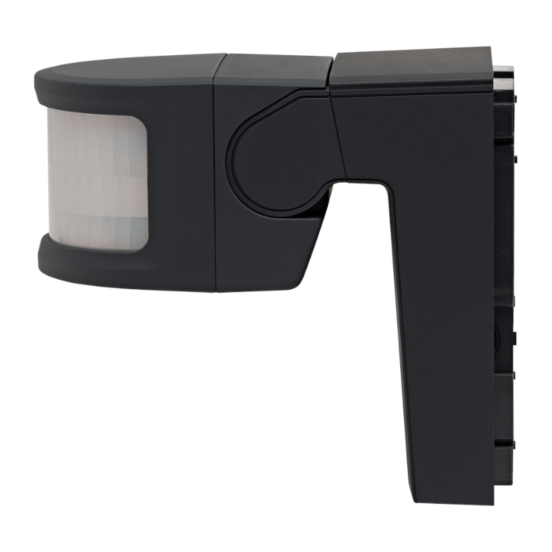 Homematic IP Bewegungsmelder mit Schaltaktor - anthrazit | Seitenansicht | HmIP-SMO230-A | www.klimaworld.com