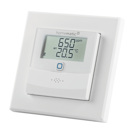 Homematic IP Wired CO2-Sensor mit Display | seitliche Ansicht | eQ-3 | HmIPW-SCTHD | www.klimaworld.com