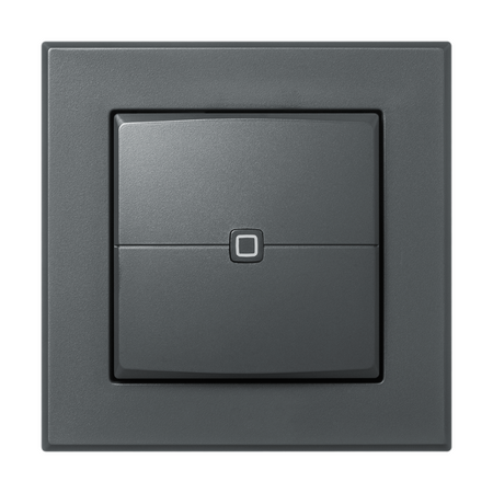Homematic IP Wired Wandtaster - 2-fach - anthrazit | eQ-3 | HmIPW-WRC2-A | www.klimaworld.com