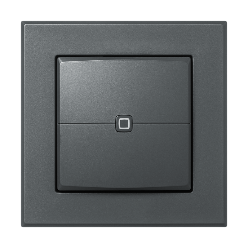 Homematic IP Wired Wandtaster - 2-fach - anthrazit | eQ-3 | HmIPW-WRC2-A | www.klimaworld.com