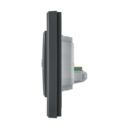 Homematic IP Wired Wandtaster - 2-fach - anthrazit | eQ-3 | Seitenansicht | HmIPW-WRC2-A | www.klimaworld.com
