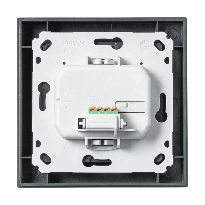 Homematic IP Wired Wandtaster - 6-fach - anthrazit | eQ-3 | Rueckansicht | HmIPW-WRC6-A | www.klimaworld.com