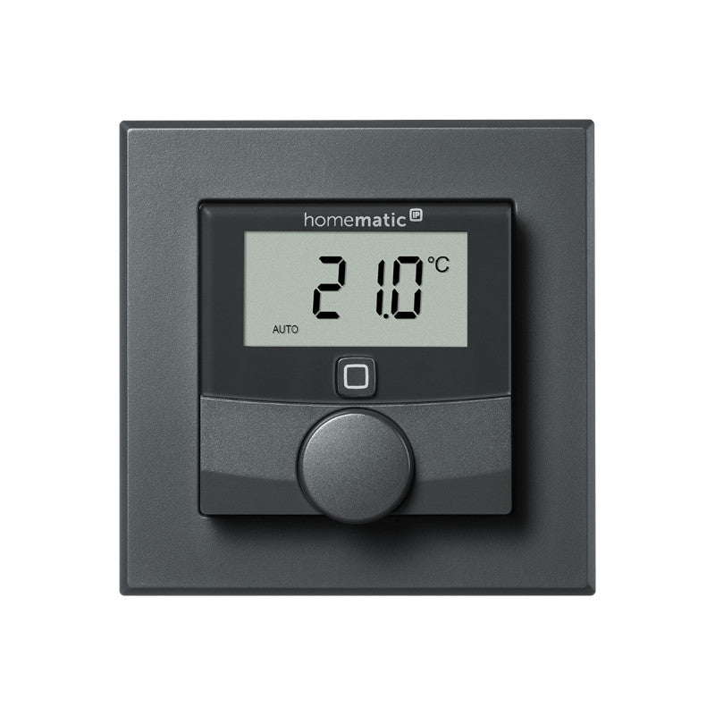 Homematic IP Wandthermostat - anthrazit | Front | eQ-3 | HmIP-WTH-A