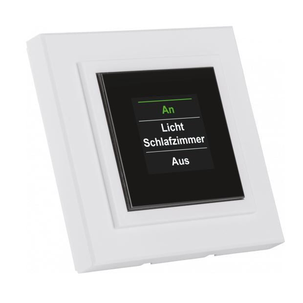 Homematic Funk-Display-Wandtaster mit Grafikdisplay | HM-PB-4Dis-WM-2 ➔ www.klimaworld.com