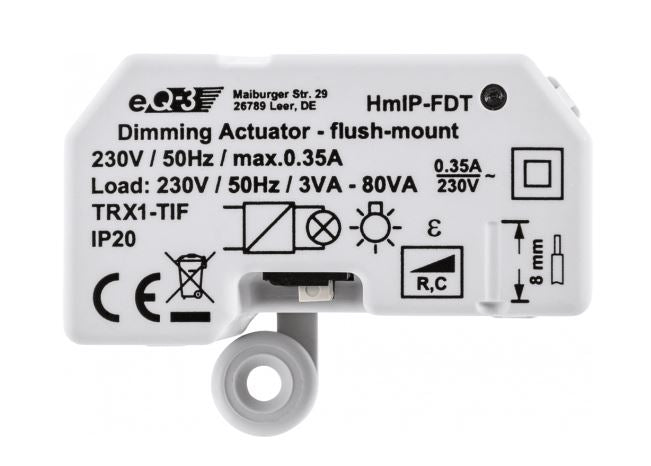 Homematic IP Dimmaktor Unterputz - Phasenabschnitt | eQ-3 | HmIP-FDT