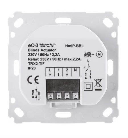 Homematic IP Jalousieaktor für Markenschalter | eQ-3 | HmIP-BBL