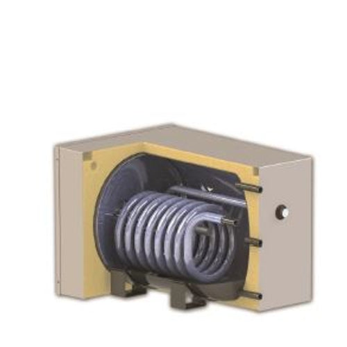 Querschnitt - ThermoFlux Tiefspeicher TBWST 200 | liegender Brauchwasserspeicher