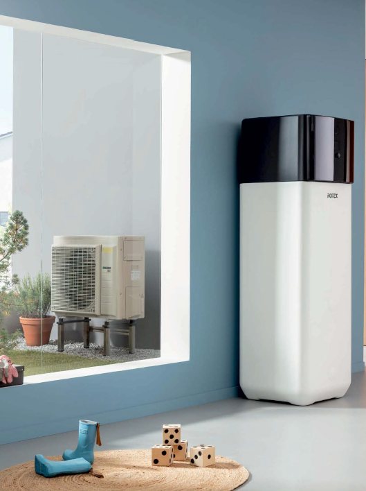 Rotex Luft-Wasser-Wärmepumpen Set | HPSU compact Ultra + 300 l | 8 kW