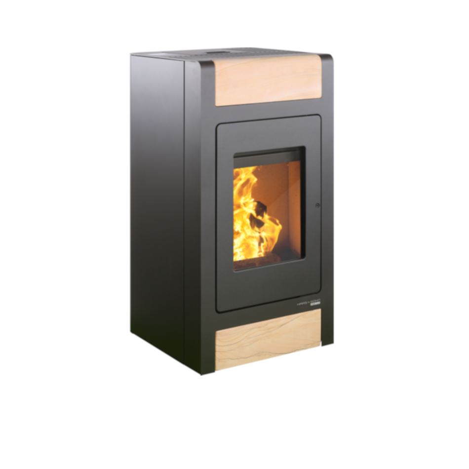 Haas+Sohn | Pelletofen HSP 2.17 SELINA Woodstone, inkl. WLAN Modul