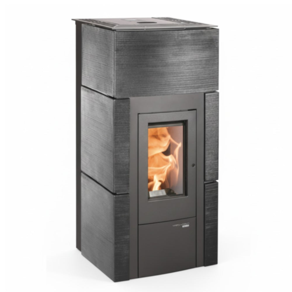Haas+Sohn | Pelletofen HSP 6 HELENA-C-RLU 465.32, metallic 8kW