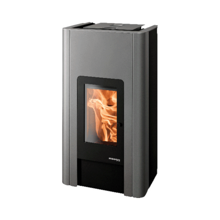 Haas+Sohn | Pelletofen HSP 6 PALLAZZA-III RLU - PGI 520.08, anthrazit | 8 kW