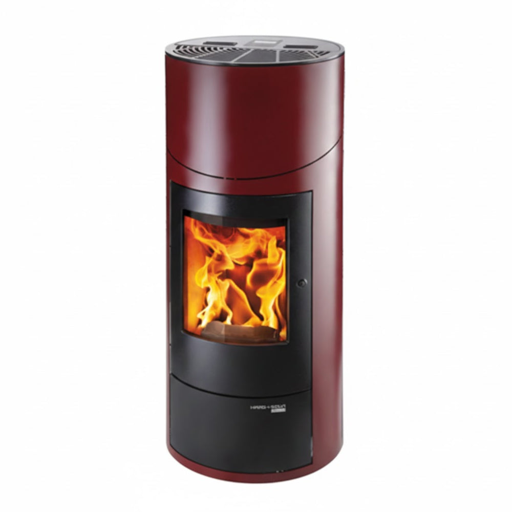 Haas+Sohn | Pelletofen HSP 7 DIANA Grande-Plus 451.08 RLU bordeaux | 8 kW | klimaworld.com