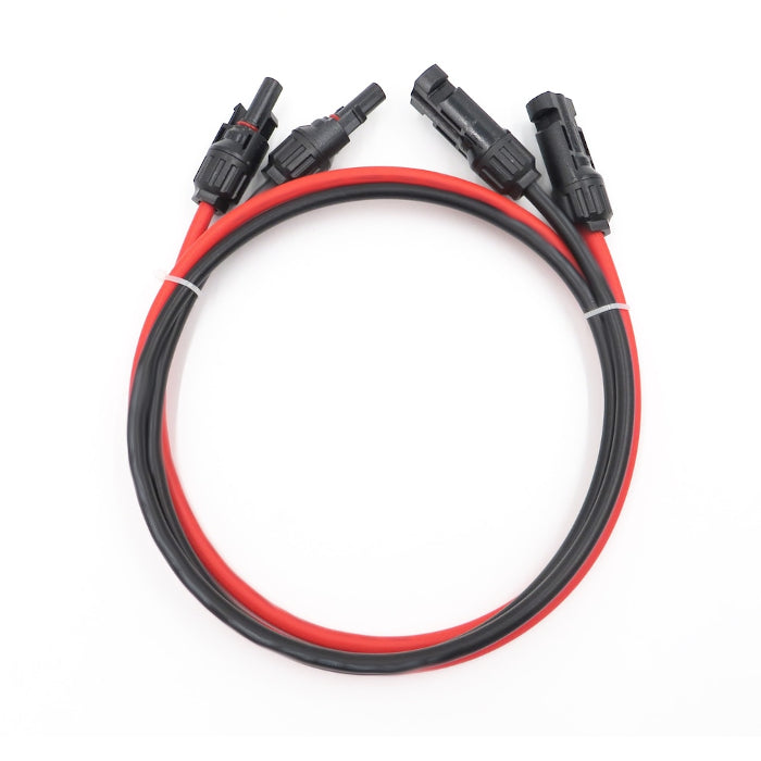 5m Solarkabel rot/schwarz Plug&Play
