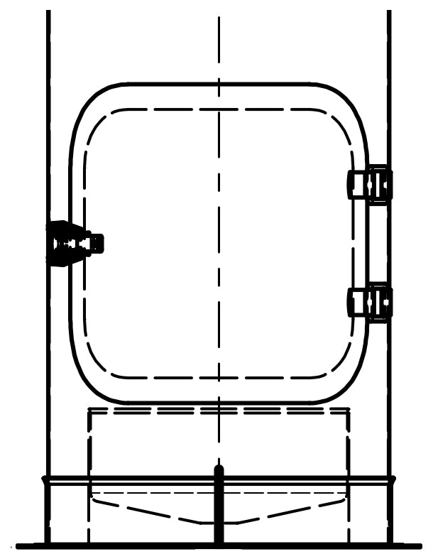 Schiedel Fußteil für Bodenmontage | ICS | Revision |  Ø 180 mm