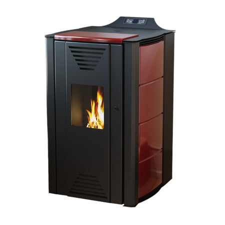 ThermoFlux Pelletofen Interio 14 rot | Klimaworld.com