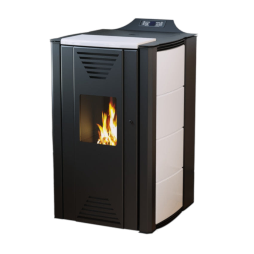 ThermoFlux Pelletofen Interio 14 weiß | Klimaworld.com