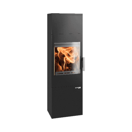 Haas+Sohn| Kaminofen INZELL easy 350.15 perl-schwarz | 6 kW