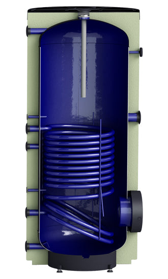 Giona Holding Warmwasserspeicher ISSW 120 X RAL9016 5/A STYLE Querschnitt | klimaworld.com