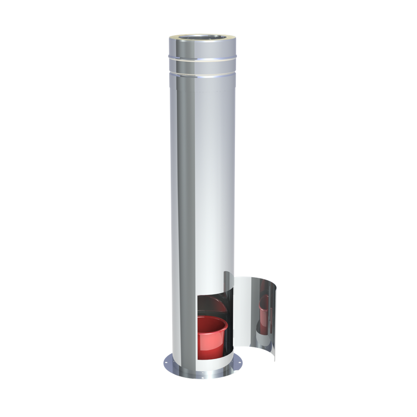 Jeremias Teleskopstütze 610-1190 mm + Teleskopkopf