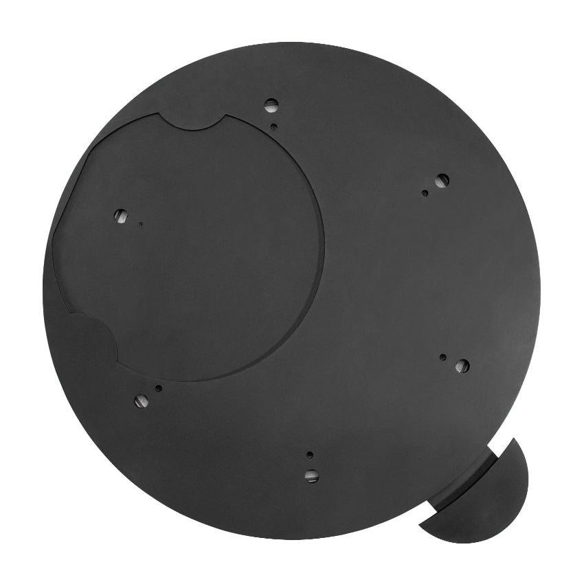Justus Mino Serie Dreh-Tableau Ø 460 mm | Stahl schwarz